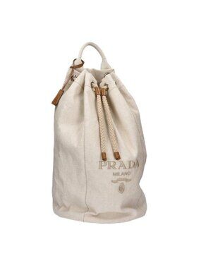 Prada Drawstring Duffle Shoulder Bag